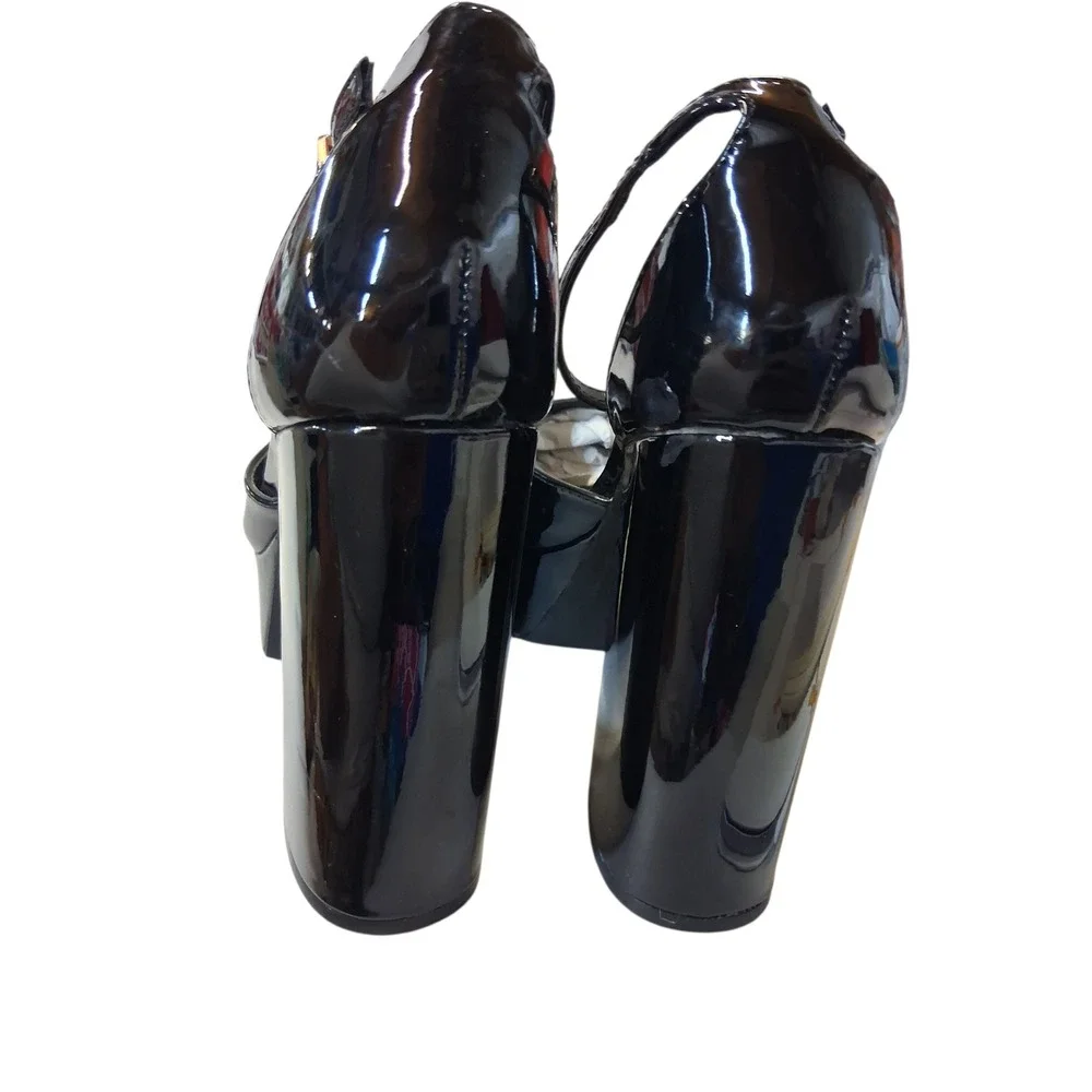 Madden Girl‎ Dion Chunky Women's size 6.5 Whimsigoth Platform Ankle Strap Pumps